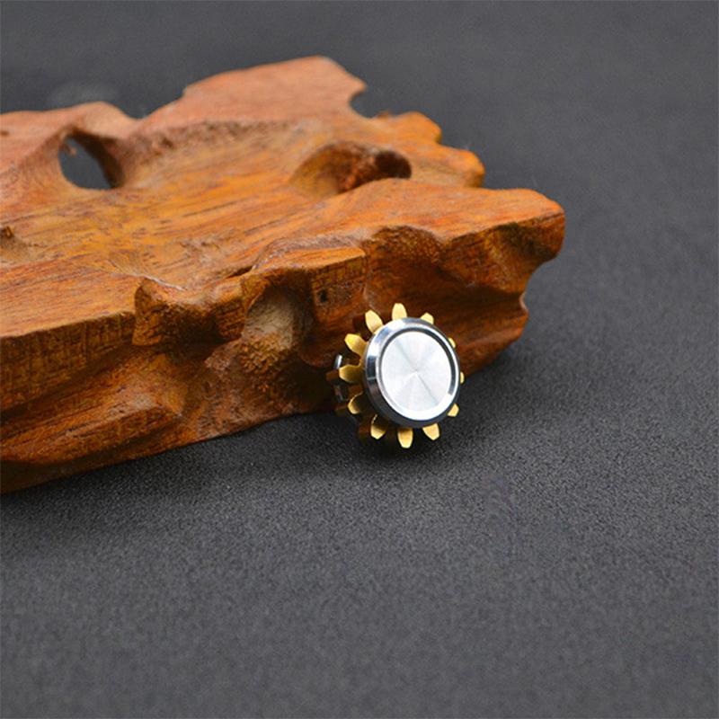 Мини Metal Gear Gyroscope Fidget Spinner игрушка антистресс портативный для взрослых снятие стресса аутизм СДВГ дети день рождения рождественский подарок