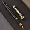 Black Metal Signature Pen, Business Gift Pen, School Office Stationery, Writing Supplies