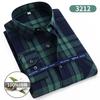 100% Pure Cotton Flannel Soft Regular-fit Long Sleeve Brushed Shirt Single Pocket Comfortable Casual Thick Plaid Shirts S-11XL
