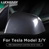 For Tesla Model 3 Model Y Car Rearview Mirror Cover Auto Exterior Accessories ABS Door Side Rear View Mirror Shell Replacement