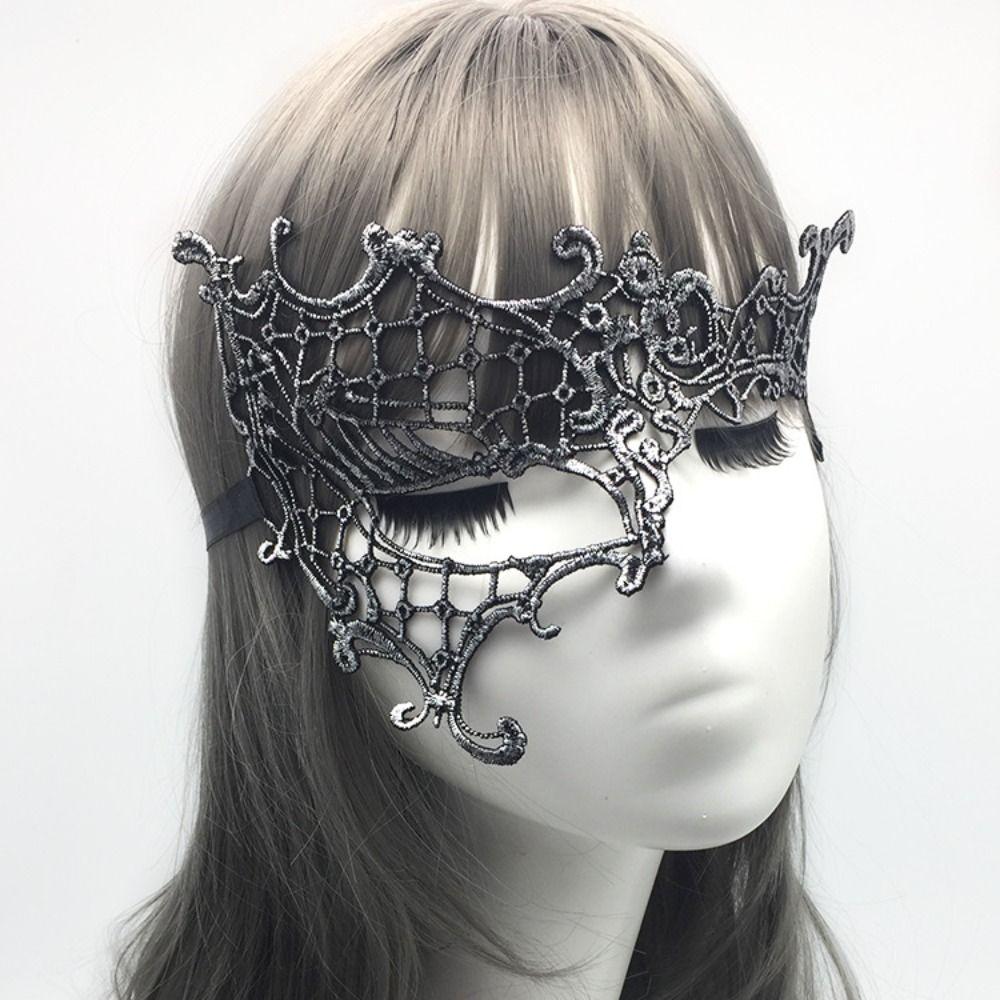 Party Supplies Cosplay Prom Props Venice Mask Half Face Mask Carnival Lace Eye Mask Women