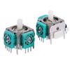 2Pcs Replacement 3D Analog Game Joystick Repair Accessory for PS2 PS3 X-BOX 360