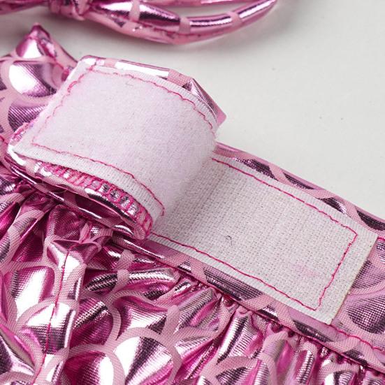 Бикини-платье для собак, сверкающий купальник для собак, купальный костюм «русалка» с блестящей чешуей, летний пляжный наряд для маленьких и средних кошек и собак