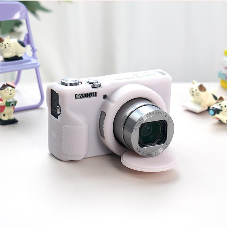 Силиконовый чехол для Canon PowerShot G7X Mark III - G7X3 Сумка для камеры и мягкий защитный чехол