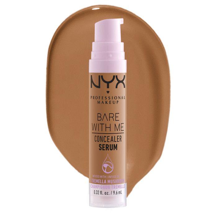 NYX Professional Makeup Анти-Цернес Сыворотка-Корректор Bare With Me, Натуральное покрытие, Средняя перекрывающая способность, Оттенок : Глубокий Золотой (09)