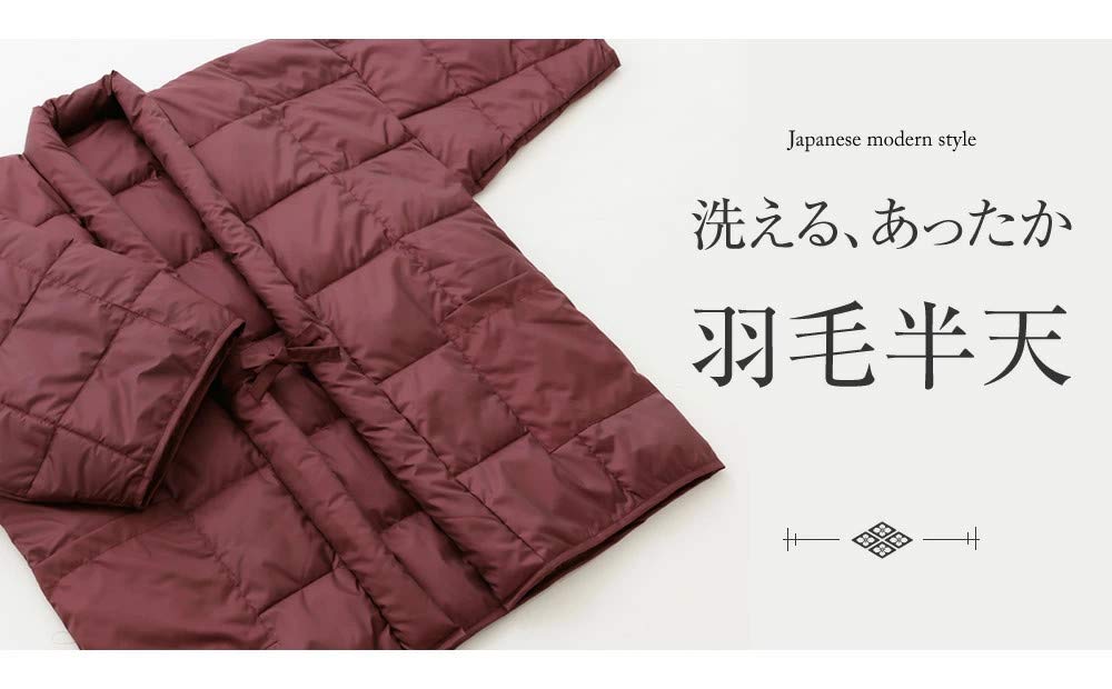 Теплый пуховый халат-хантянь для мужчин, темно-синий, один размер подходит всем, стирающийся (0390410)