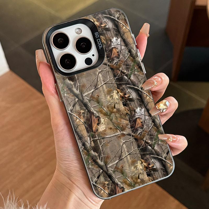 Уникальный камуфляжный чехол для телефона iPhone 17 16 15 14 13 12 11 Pro/ Max/Plus, противоударный и защищающий от падений