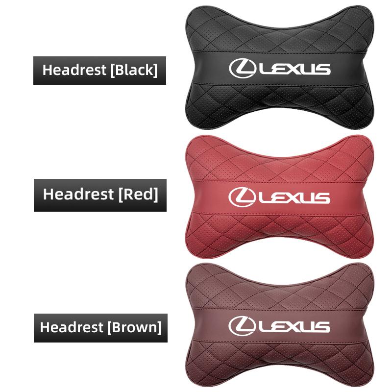 2026 Hot Interior Stickers Car Headrest Auto Seat Head Neck Rest Pillow Accessories For Lexus F SPORT ES RX NX LS UX LM LX GX LC