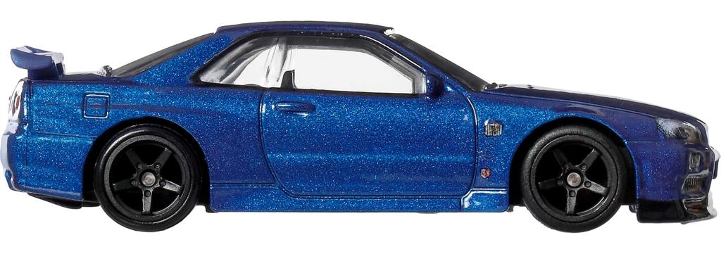 Hot Wheels Культура Автомобилей Вечные Иконы Nissan Skyline II Игрушечный Автомобиль Литая Машинка Возраст Синий JBK92 GT-R V-Spec (БНР34) 3+