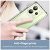 For Xiaomi Redmi Note 14 4G (164.84mm) Case TPU Acrylic Clear Phone Cover with Tempered Glass Film
