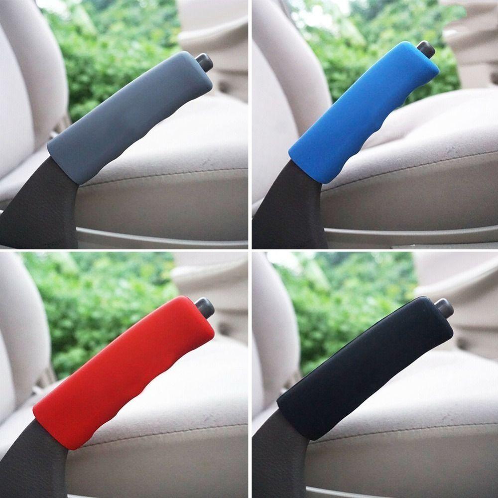 Hand Brake Sleeve Car Silicone Handbrake Cover Shift Non Slip Grip Handle Hand Brake Protection