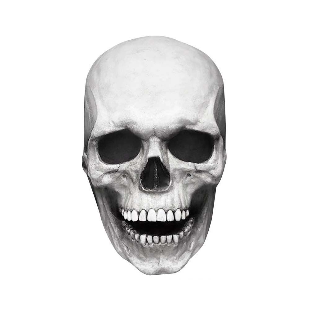 Prank Head Cover Easter Party Halloween Props Full Head Skull Skull Mask Halloween Mask Movable Jaw