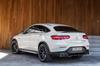 Задний диффузор с насадками Silver (Дизайн AMG63) для Mercedes GLC coupe C253