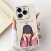 For Infinix Note 40x 5G Back Cover On Note 40x Infinix X6838 Coque Flower Butterfly Women Fashion Phone Case Liquid Silicone
