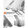 Adjustable Laptop Stand, Wide Compatibility Aluminum Alloy Computer Notebook Stand Holder, Ergonomic Design 4 11-17" Laptops, Supports Up To 13.2 Lbs