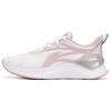 Li Ning YueYing 3.0 Амортизирующие износостойкие дышащие низкие повседневные беговые кроссовки Женские Бело-фиолетовые ARHU024-5
