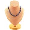 Stones and Minerals. Necklace 20 Lapis Lazuli Beads from Pakistan. Stainless Steel Chain Necklace Women Men. Custom Size