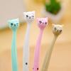 1 Piece Stationery Korean Cute Kawaii Cat Gel Pen Girl Kawaii Office School Supplies Handle Creative Sweet Pretty Lovely