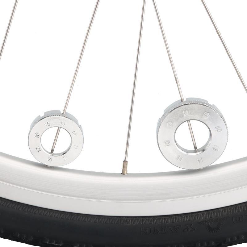 Ключ для спиц велосипеда, портативный ручной гаечный ключ для регулировки обода колеса велосипеда, 8-позиционный прочный инструмент для ремонта горного велосипеда, аксессуары для велоспорта