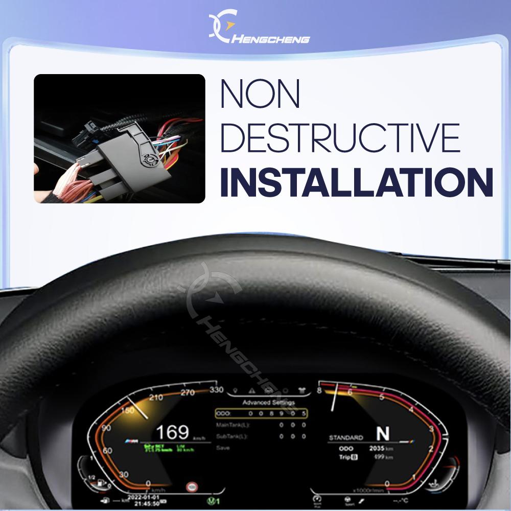 Для BMW 1 серии E87 2006-2011 Автомобильная цифровая приборная панель с ЖК-дисплеем Carplay Кокпит Виртуальный прибор