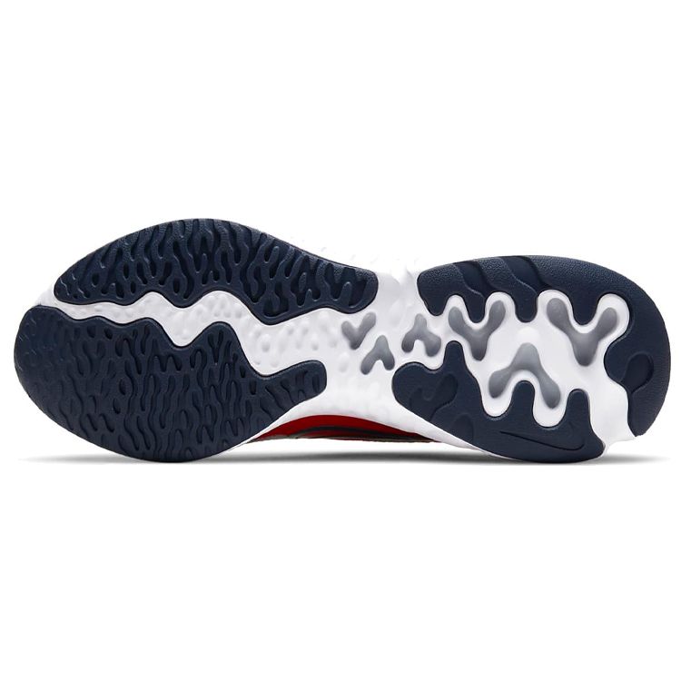 Nike Renew Run 2 Pure Platinum Чили Красные мужские кроссовки Серые волчьи-серые Deep-Ocean CU3504-008
