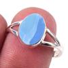 Кольцо из стерлингового серебра 925 пробы с натуральным австралийским опалом S.9 a7a91