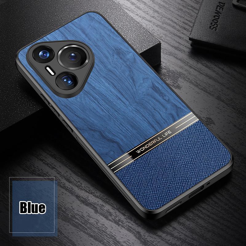 Чехол для телефона с имитацией текстуры дерева для Huawei Pura 70 Pro Plus, защитная задняя крышка объектива камеры для HUAWEI Pura 70 Ultra P60 P50 P40 Pro Plus Fundas