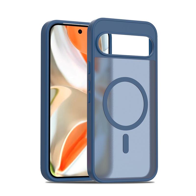 Google Pixel 10 Pro Матовый Магнитный Чехол, Ощущение Кожи, Совместим с Pixel 9 Pro/XL/9a