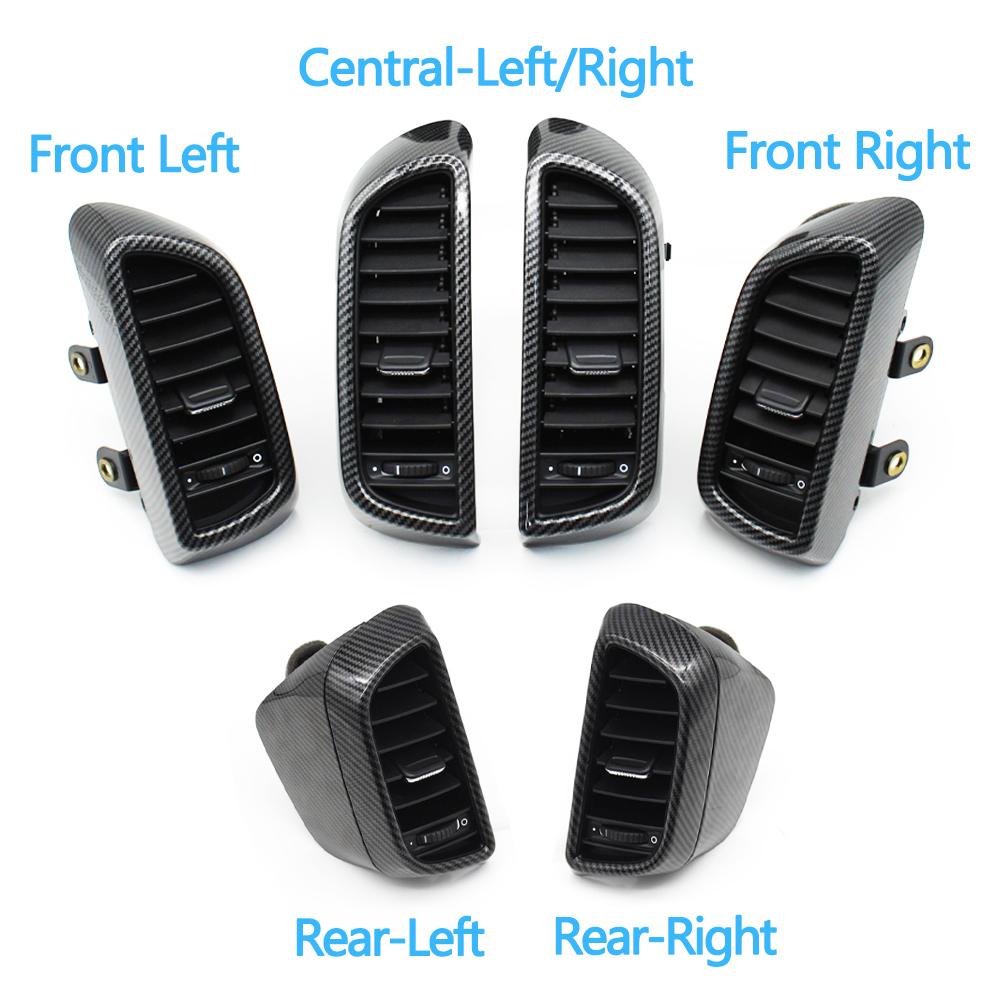 Углеродное волокно автомобиля передняя левая правая задняя решетка кондиционера переменного тока в сборе для Porsche Cayenne 958