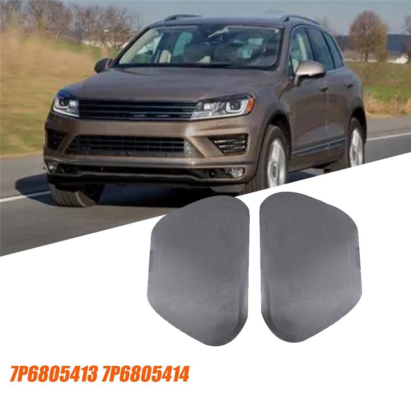 A03E-1Pair Car Fender Liner Extension Cover Cap Parts Component 7P6805413 7P6805414 For VW Touareg 2011-2017 Bonnet Front Left R
