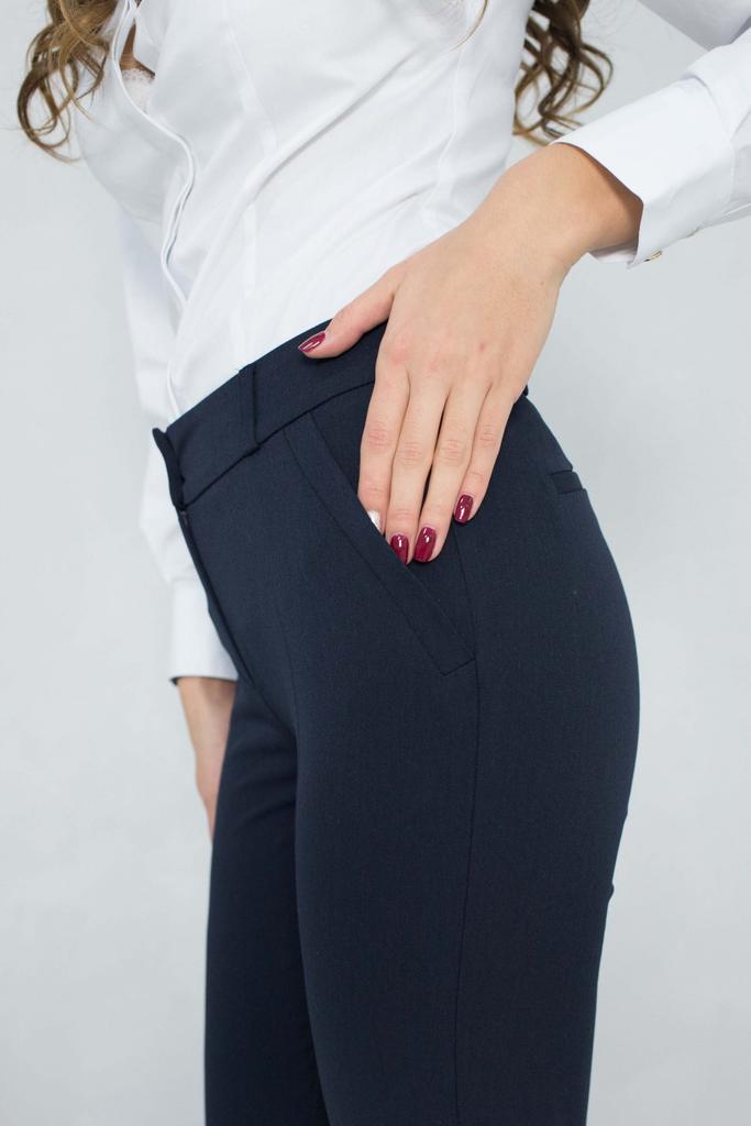 Классические брюки зауженные теплая ткань