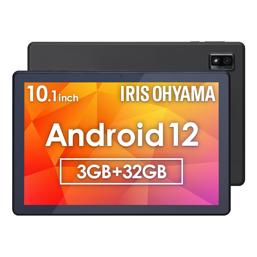 Планшет Iris Ohyama LUCA на Android 12 с японским языком 1280x800 3 ГБ 32 ГБ и четырехъядерным процессором TE102M3N1-B 10-дюймовый Wi-Fi, Поддержка, Разрешение, Память,