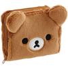 Rilakkuma Plush H110 X W120 X D35mm San-X Wallet, Chairoikoguma, WL38004,