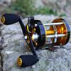 Катушка для ловли на приманку, катушка для троллинга, 6 + 1BB, металлическая лодка для джиговой ловли, путешествия, морская рыбалка, рыболовные снасти
