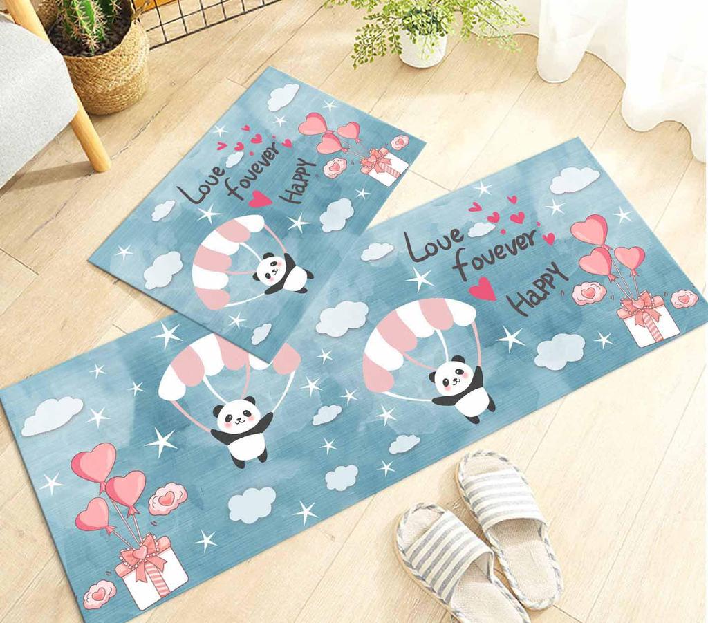 Durable Washable Non-Slip Bathroom and Kitchen Mat