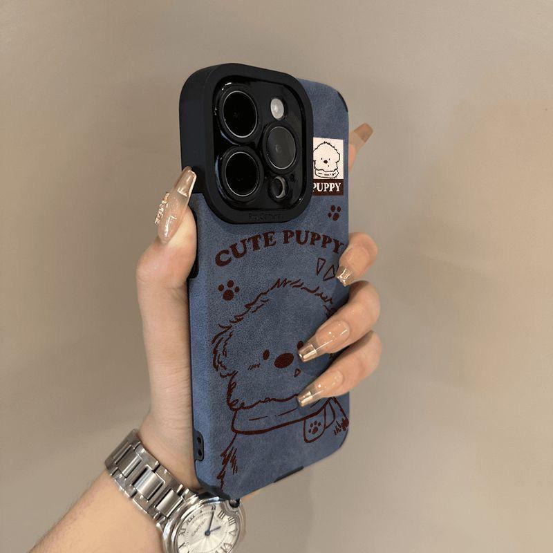 Совместимо с чехлом для Apple iPhone 17 Pro Max: Наклейка из овчины с полным покрытием, имитирующая кожу, для iPhone 16, 15, 14, 13