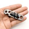Mini Multifunctional Pry Bar Keychain Shape Outdoor Multifunctional Screwdriver  Traveling