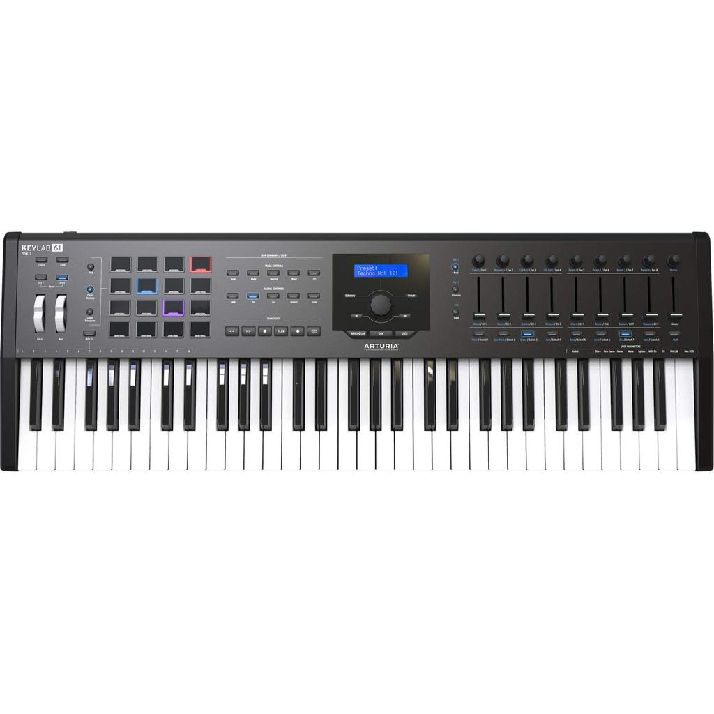 Контроллер клавиатуры Arturia KeyLab mkII 61 клавиша, черный