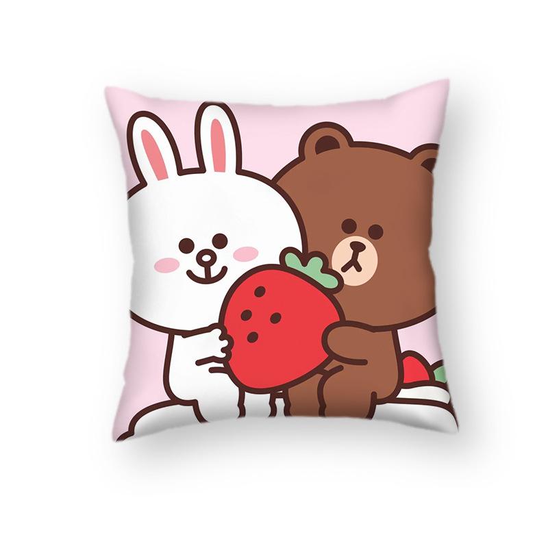 Новая мультяшная кукла для дома, милая подушка, наволочка, подарок для пары, подушка для сна, диван, автомобиль, подарок, подушка