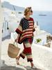 1116 USA 111th Independence Day printed casual set