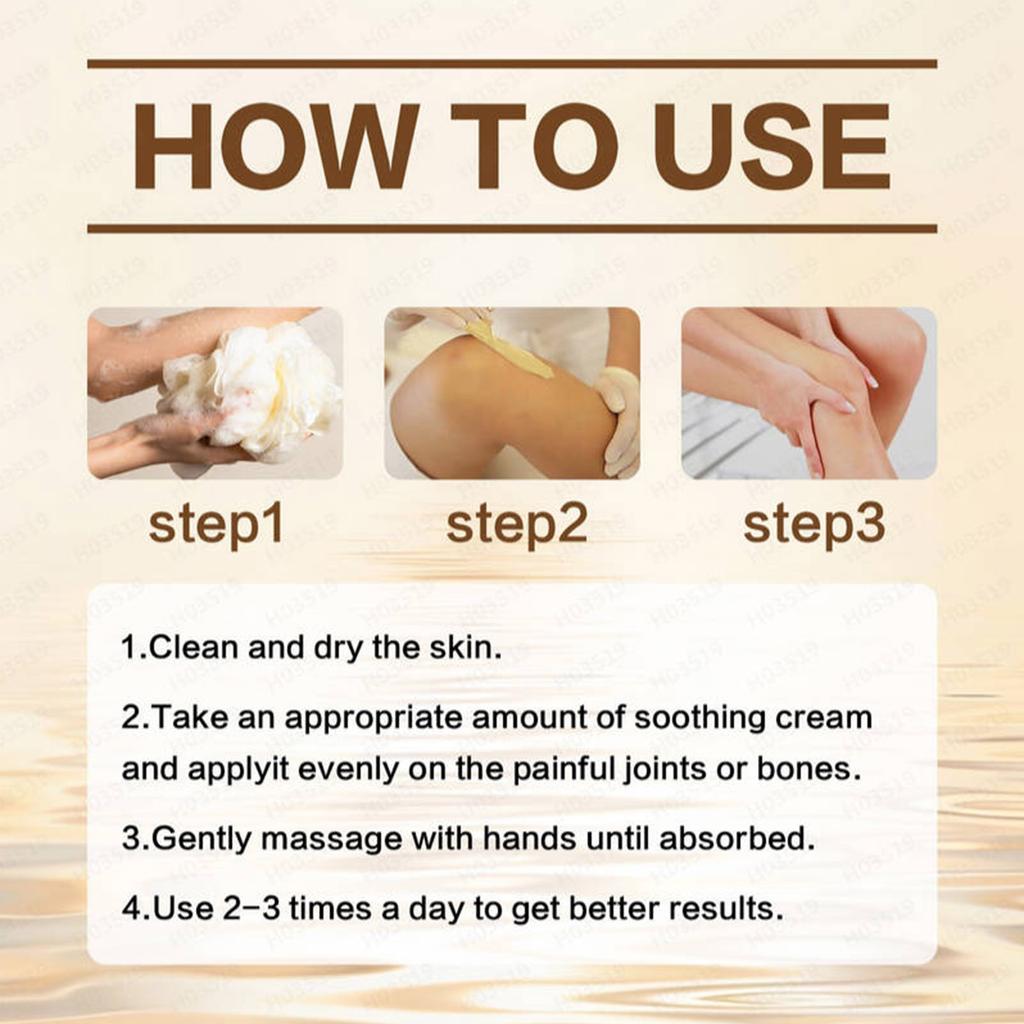Крем для ухода за суставами Массажер для суставов Восстанавливающий и увлажняющий крем для кожи тела для естественного улучшения комфорта и здоровья