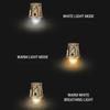 Rechargeable Camping Lantern Perfect for Glamping IPX4 Waterproof Adjustable Brightness 1200mAH Type-C Charger Power Bank