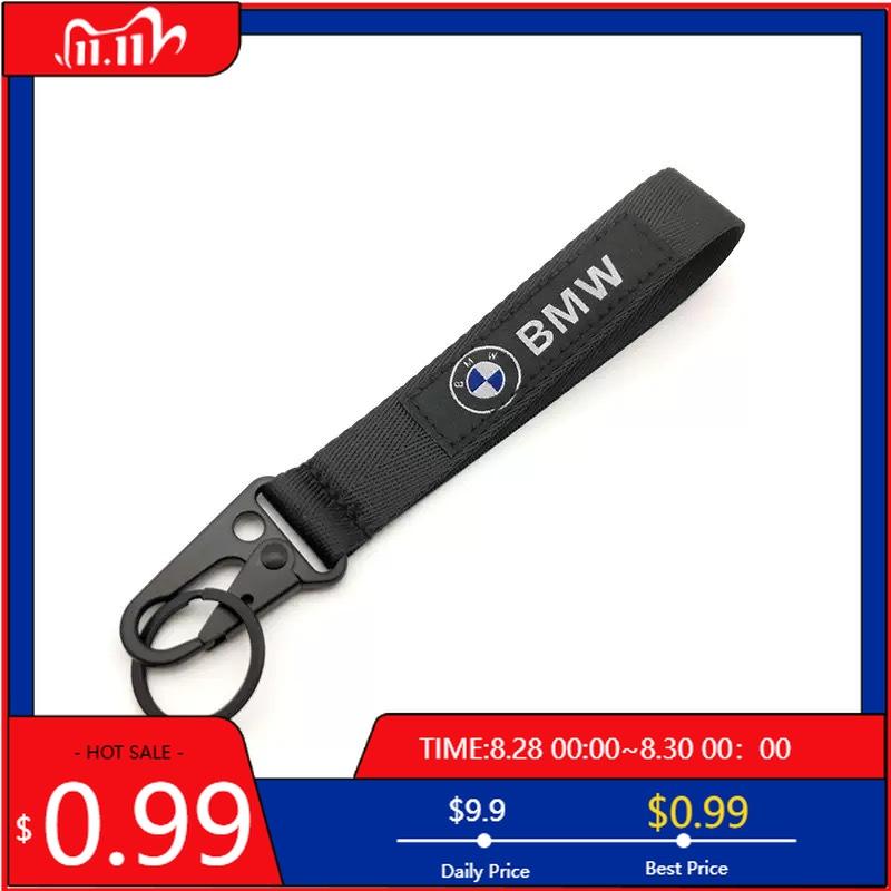 BABY5 For BMW M Car Keychain Lanyard Wrist Strap Key Fobs Pendant Key Ring Gifts For BMW M 1 2 3 4 5 7 Series X1 X3 X4 X5 X6 X7 F10 F3