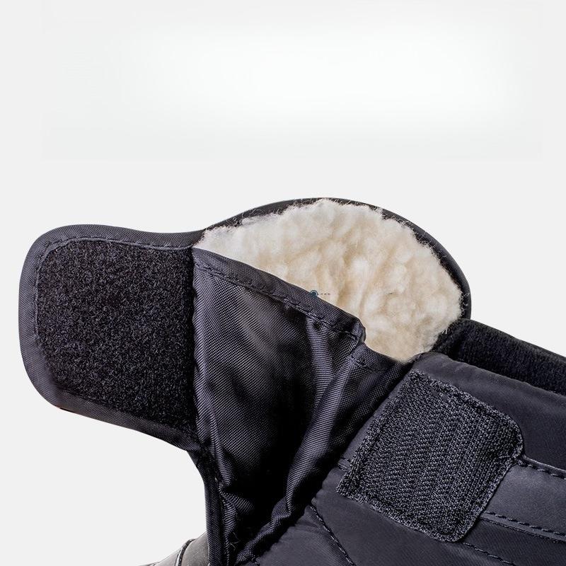Winter Thick Warm Couple Cotton Shoes with Plush Casual Short Tube Men's and Women's Large Anti Slip Snow Boots