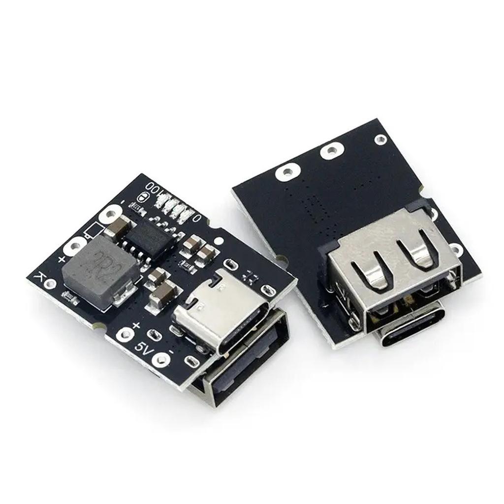 Плата защиты зарядки Повышающий преобразователь Тип C USB 5V 2A Модуль заряда-разряда Высокоточные Повышающий модуль питания