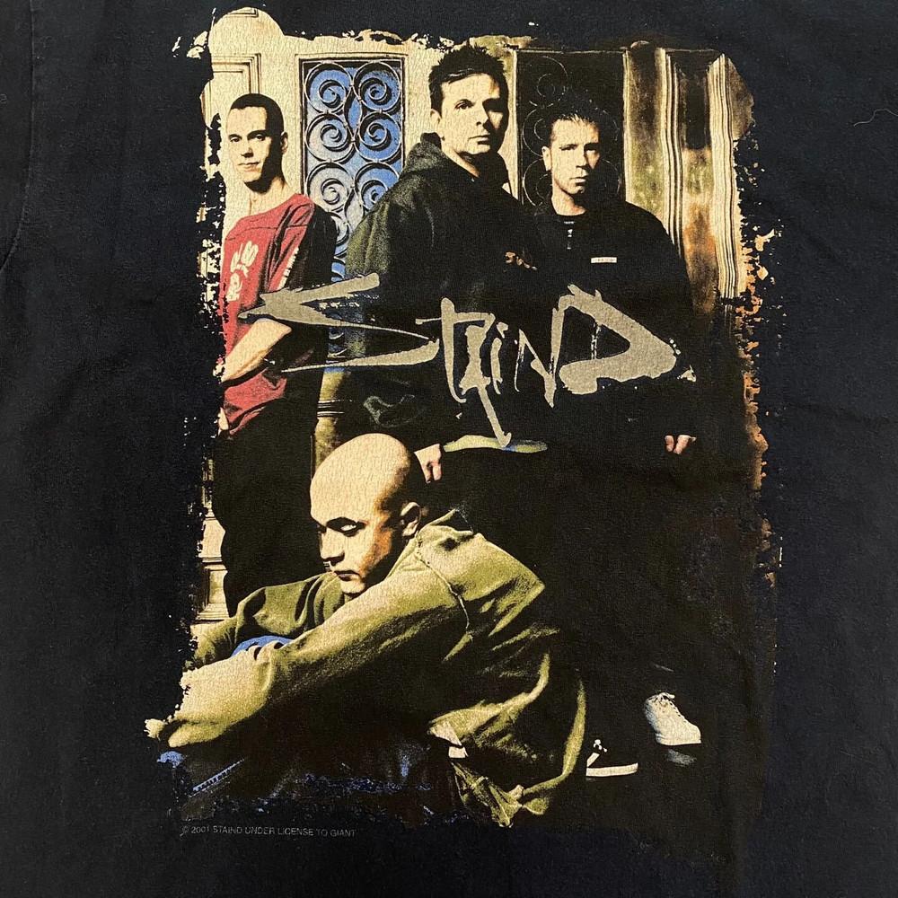 2001 Staind Break the Cycle T-Shirt Black Classic Unisex Cotton Tee S -5XL BO718 Unisex T-Shirt