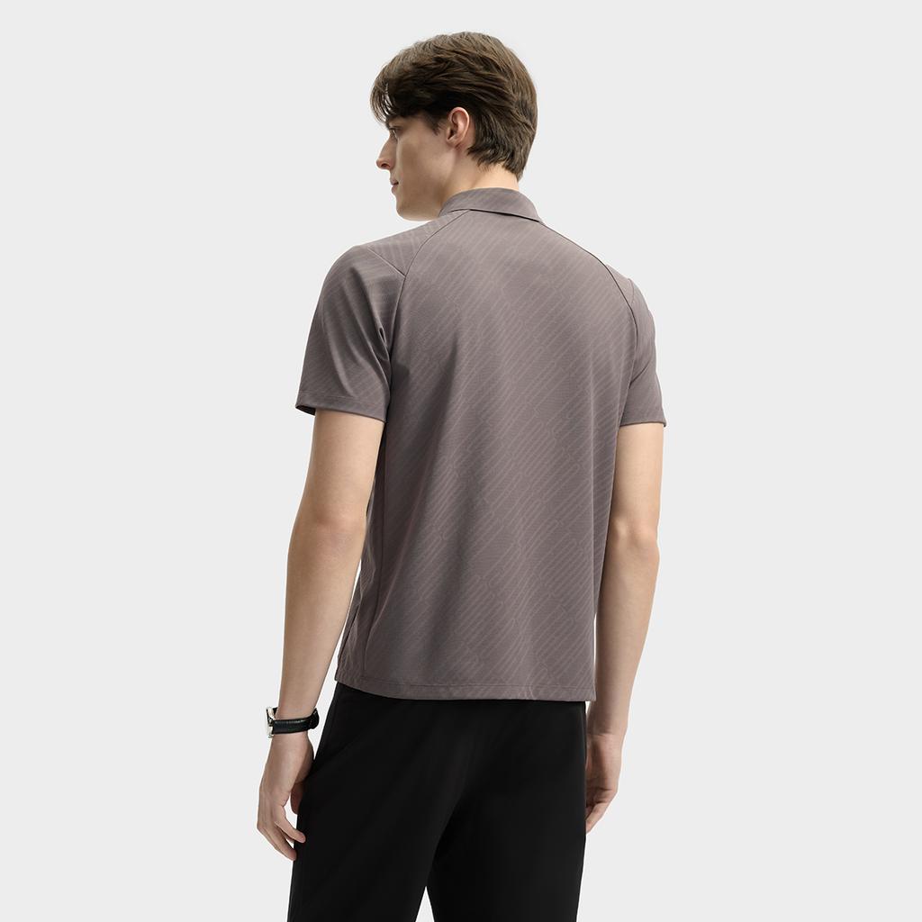 New FILA Polo Shirt Men's Dark Fuchsia F11M522116F-DP