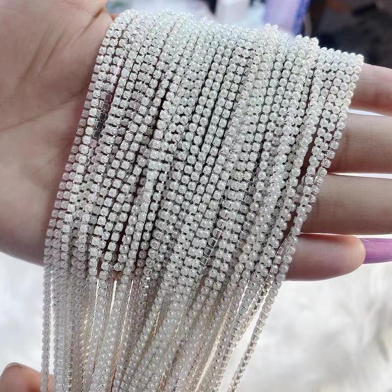 Японский DIY Стразовая цепочка для нейл-арта: Роскошные 3D Металлические и Жемчужные Украшения