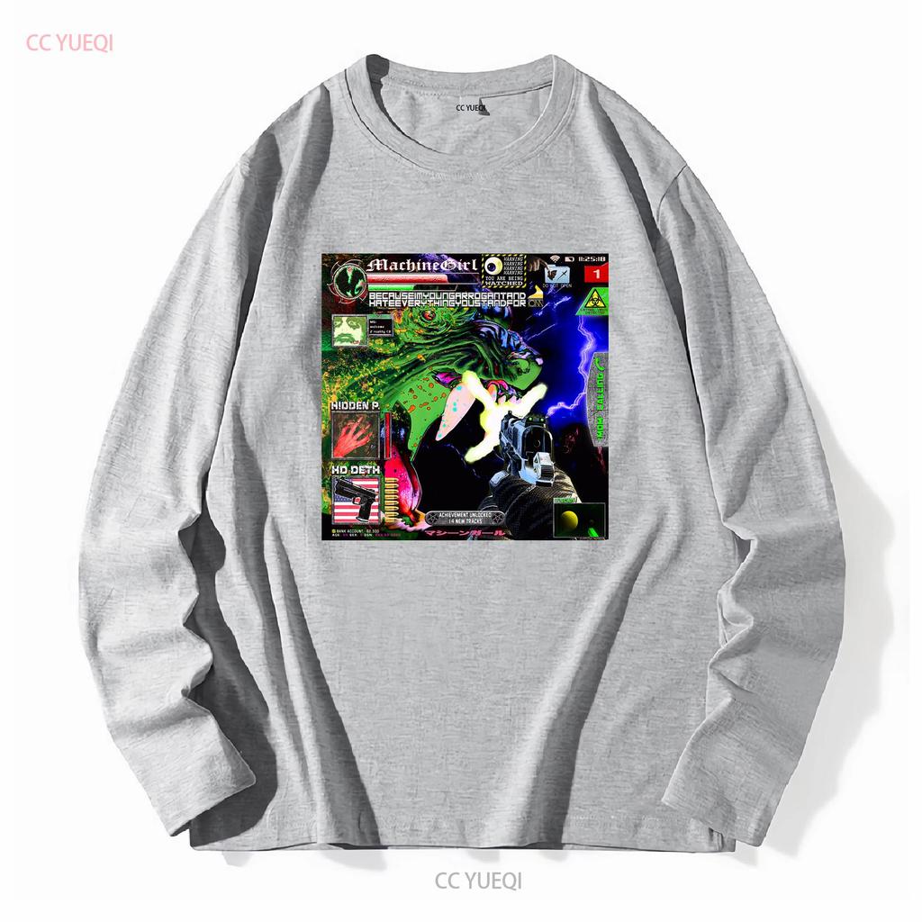 Machine Girl Because Im Young Arrogant And Hate Everything You Stand For Album T Shirt Breakcore Merch vintage Washed Casual