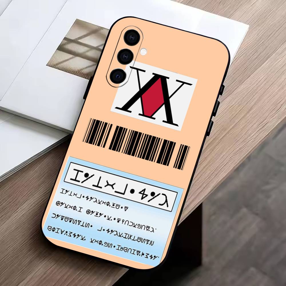 HxH Hunter X Лицензия Чехол для телефона Черный Силиконовый Мягкий Для Samsung Galaxy A73,A72,A71,A70,A53,A52,A51